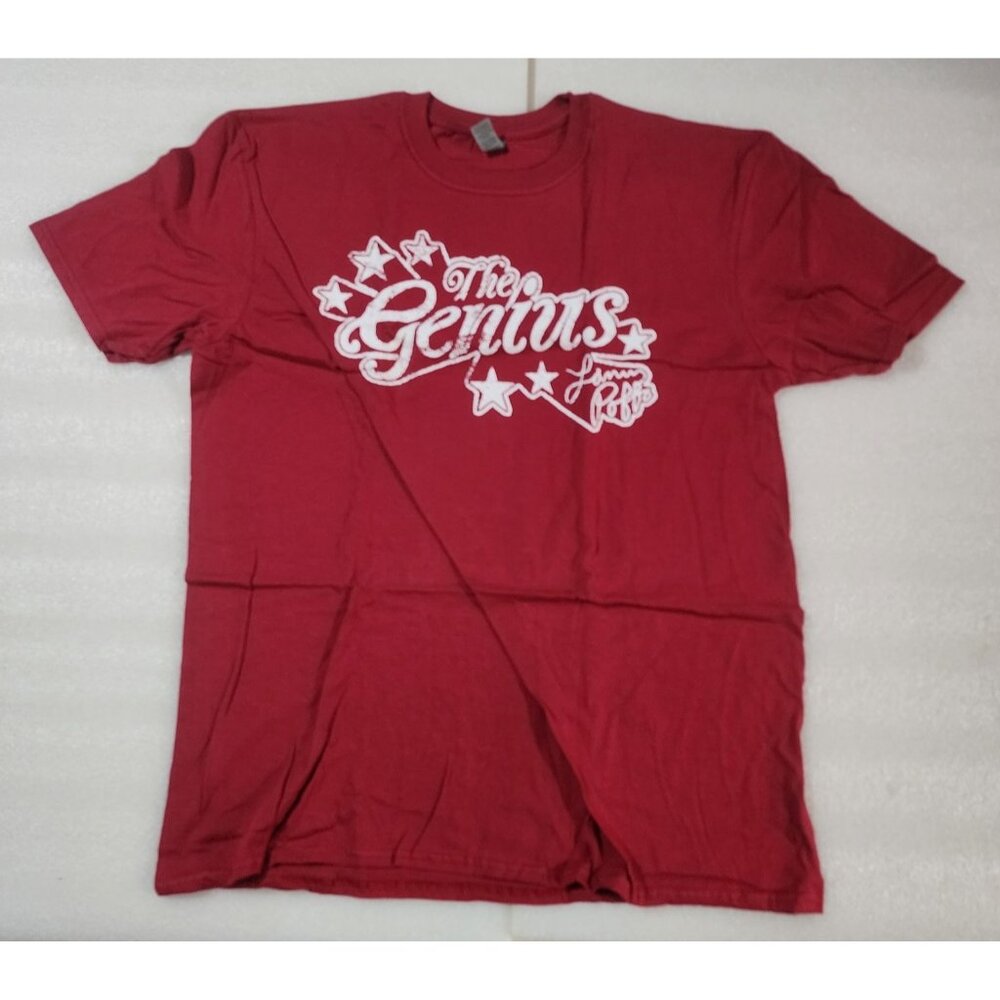 Pro Wrestling Crate The Genius‎ Lanny Poffo Red & White T-Shirt XL NWOT Gildan